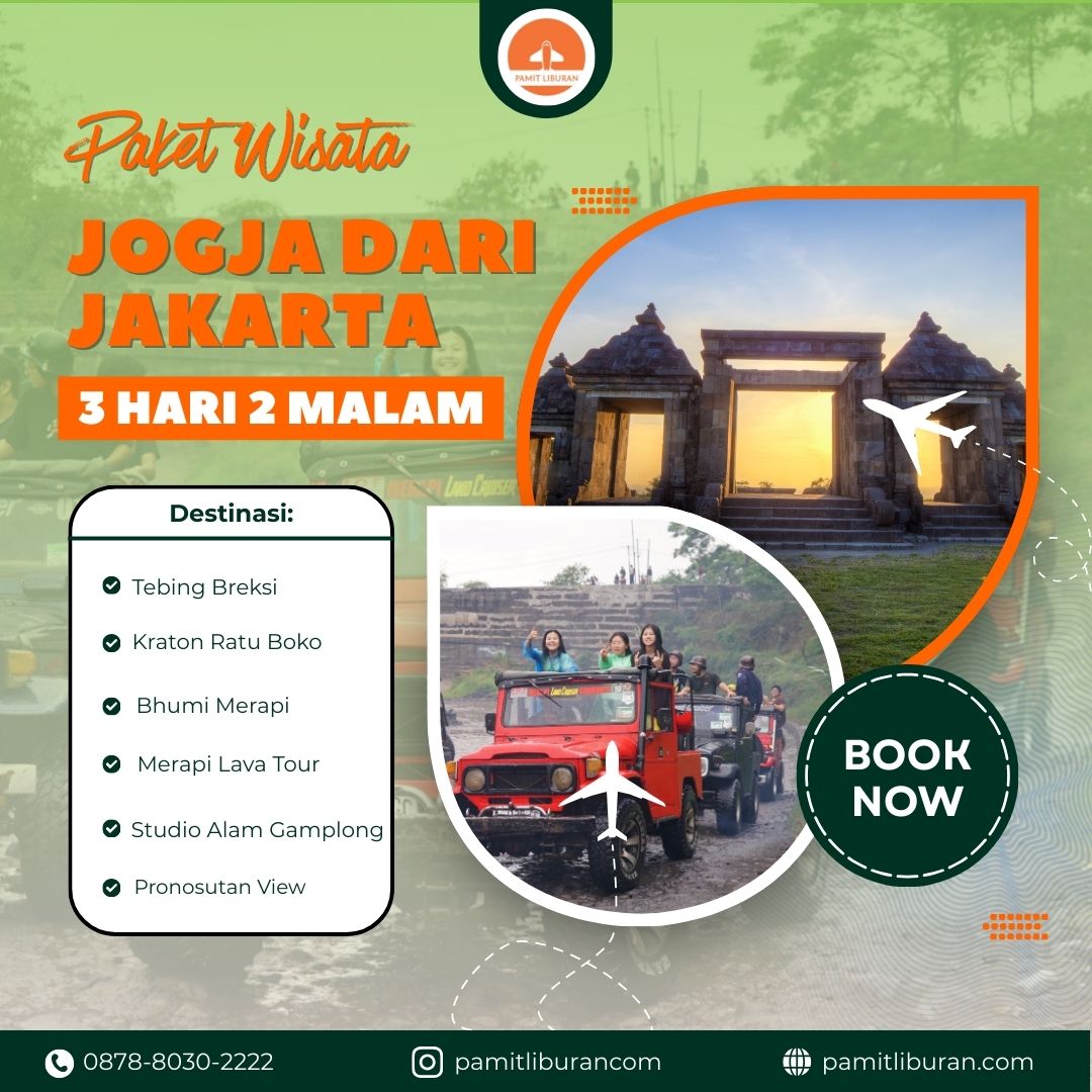 Paket Wisata Jogja dari Jakarta