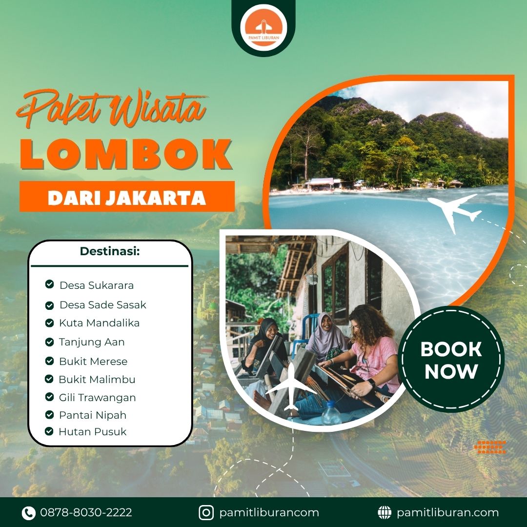 Paket Wisata ke Lombok dari Jakarta