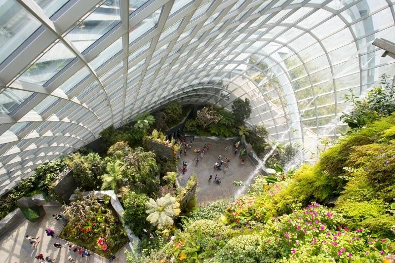 Garden Bay the Bay yang merupakan taman botani seluas 101 hektar yang terbagi menjadi area gratis dan berbayar