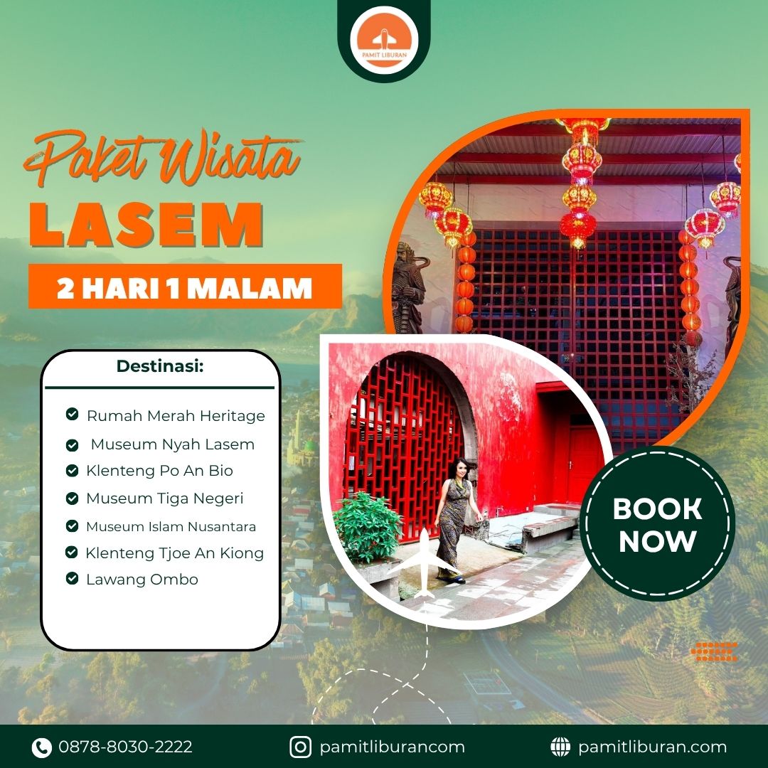 Paket Wisata Lasem 2 Hari 1 Malam